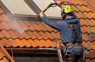 Démoussage et hydrofuge de toiture à Castillon-de-Larboust